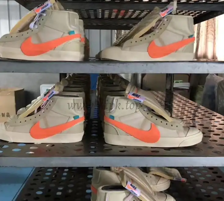 PK God OFF-WHITE x Nike Blazer Mid Orange“ALL HALLOWS EVE”retail materials ready to ship