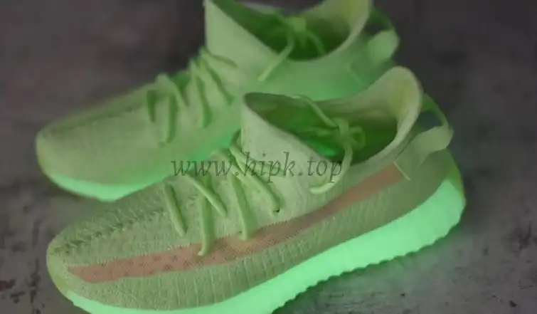 EXCLUSIVE GOD YEEZY 350 V2 GID GLOW WITH REAL PREMEKNIT FROM HUAYIYI WHICH OFFER PRIMEKNIT TO ADIDAS DIRECTLY READY TO SHIP