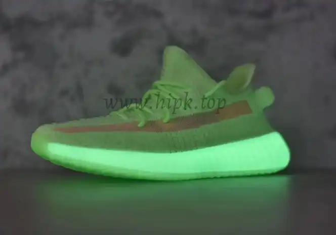 EXCLUSIVE GOD YEEZY 350 V2 GID GLOW WITH REAL PREMEKNIT FROM HUAYIYI WHICH OFFER PRIMEKNIT TO ADIDAS DIRECTLY READY TO SHIP