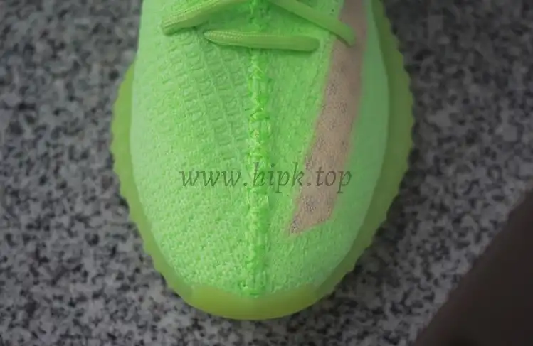 EXCLUSIVE GOD YEEZY 350 V2 GID GLOW WITH REAL PREMEKNIT FROM HUAYIYI WHICH OFFER PRIMEKNIT TO ADIDAS DIRECTLY READY TO SHIP