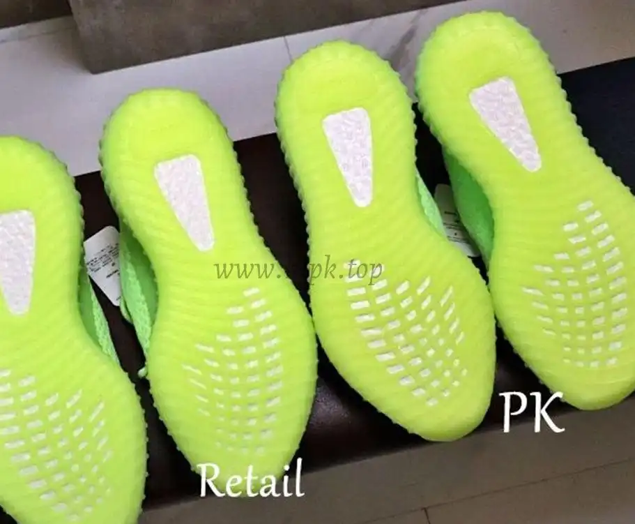 EXCLUSIVE GOD YEEZY 350 V2 GID GLOW WITH REAL PREMEKNIT FROM HUAYIYI WHICH OFFER PRIMEKNIT TO ADIDAS DIRECTLY READY TO SHIP