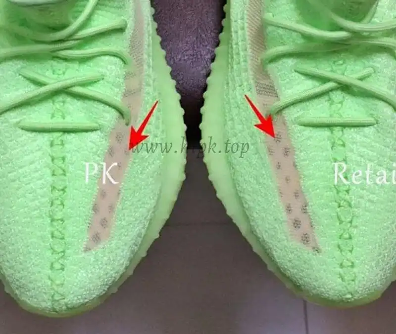 EXCLUSIVE GOD YEEZY 350 V2 GID GLOW WITH REAL PREMEKNIT FROM HUAYIYI WHICH OFFER PRIMEKNIT TO ADIDAS DIRECTLY READY TO SHIP