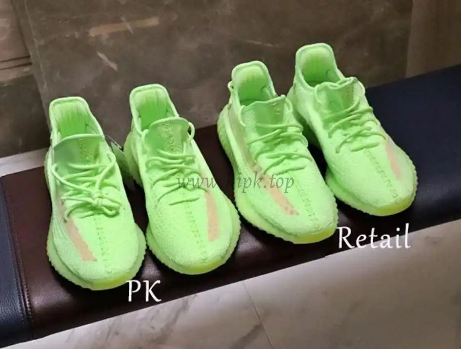 EXCLUSIVE GOD YEEZY 350 V2 GID GLOW WITH REAL PREMEKNIT FROM HUAYIYI WHICH OFFER PRIMEKNIT TO ADIDAS DIRECTLY READY TO SHIP