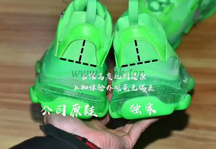 PK GOD PARIS TRIPLE S TRAINER All Green ready to ship