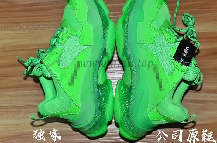 PK GOD PARIS TRIPLE S TRAINER All Green ready to ship