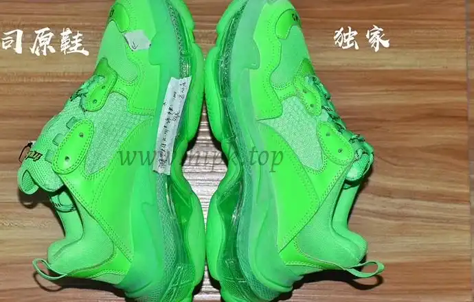 PK GOD PARIS TRIPLE S TRAINER All Green ready to ship