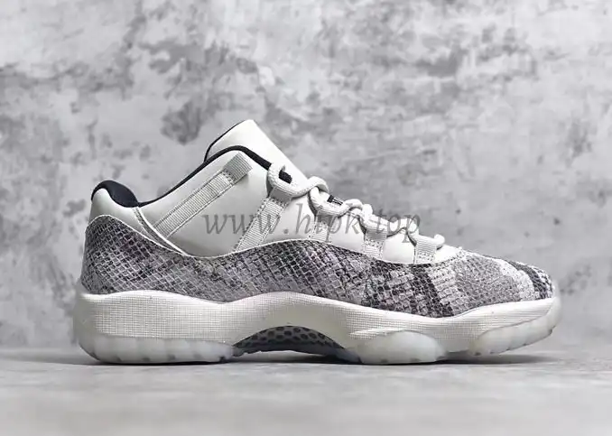 PK God Jordan Retro 11 Low Snakeskin Light Bone real snakeskin ready to ship