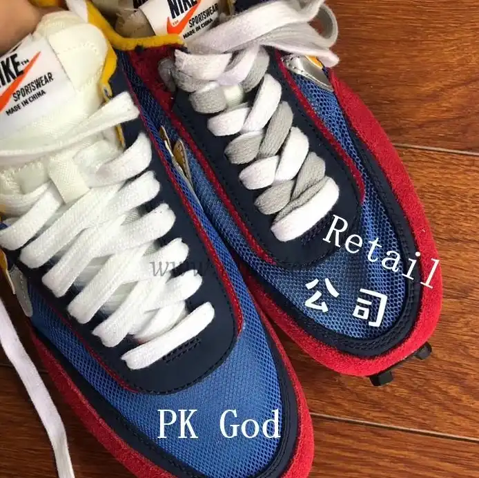 PK God Sacai X Nike LDV Waffle Blue Multi retail matearials ready to ship