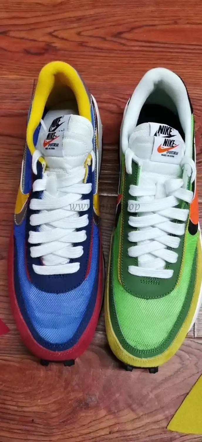 PK God Sacai X Nike LDV Waffle Blue Multi retail matearials ready to ship