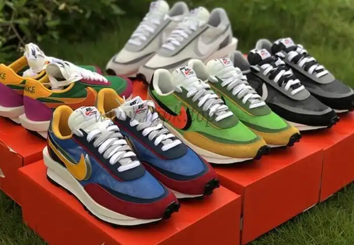 PK God Sacai X Nike LDV Waffle Blue Multi retail matearials ready to ship