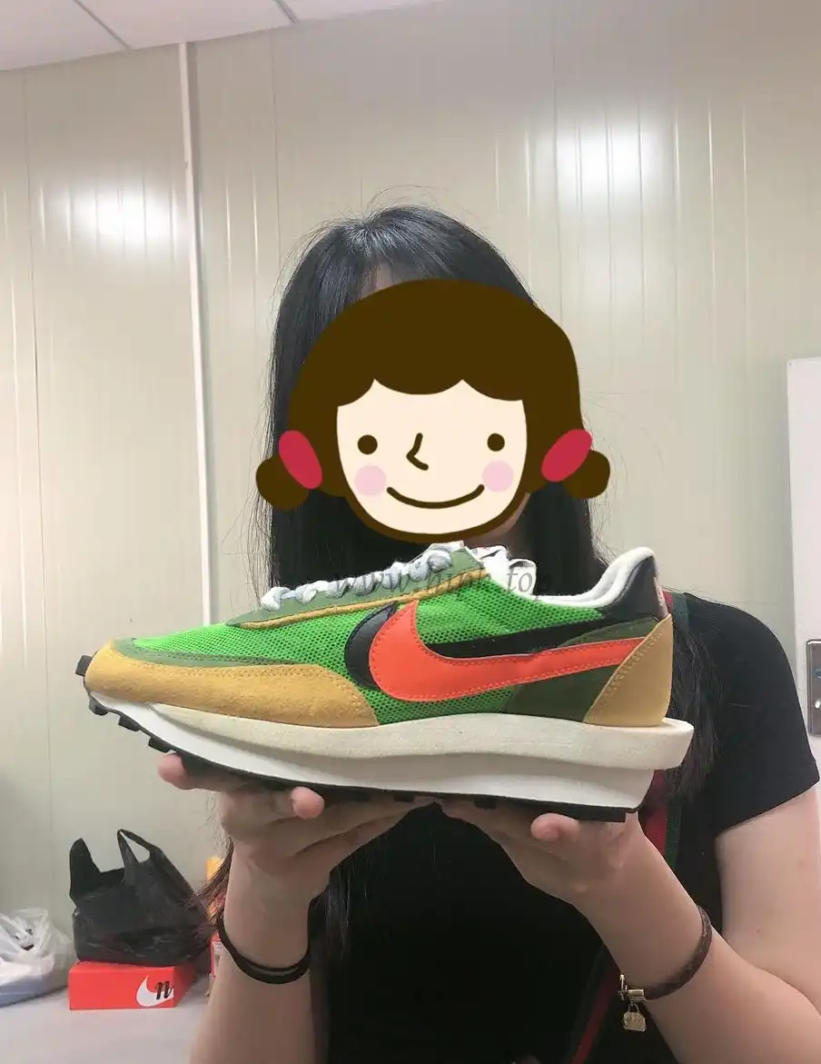 PK God Sacai X Nike LDV Waffle Green Multi retail matearials ready to ship