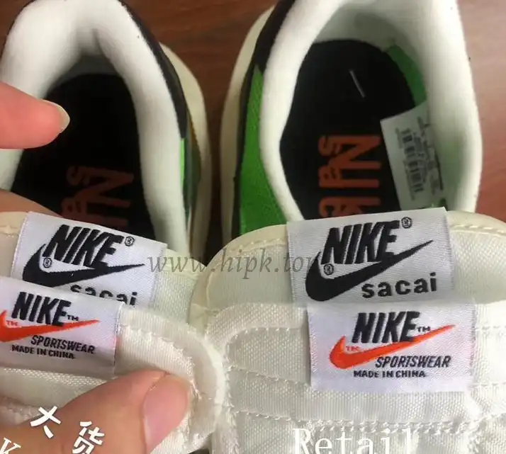 PK God Sacai X Nike LDV Waffle Green Multi retail matearials ready to ship