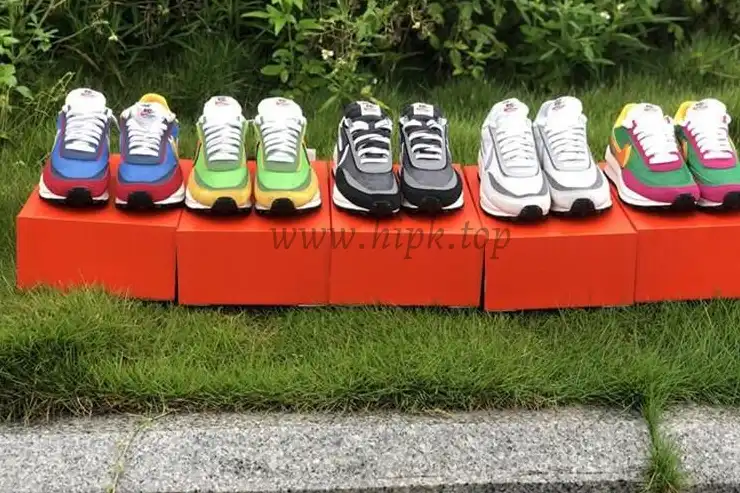 PK God Sacai X Nike LDV Waffle Green Multi retail matearials ready to ship