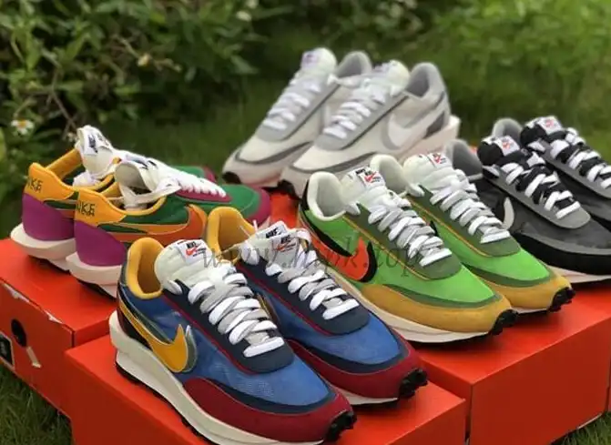 PK God Sacai X Nike LDV Waffle Green Multi retail matearials ready to ship