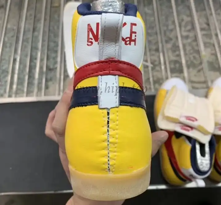 PK God sacai X Nike vaporwaffle string villain red retail materials ready to ship