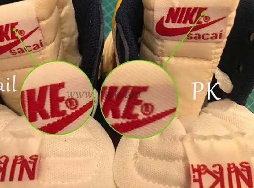 PK God exclusive Nike Sacai Blazer Hi Snow Beach MID yellow with real materails ready to ship