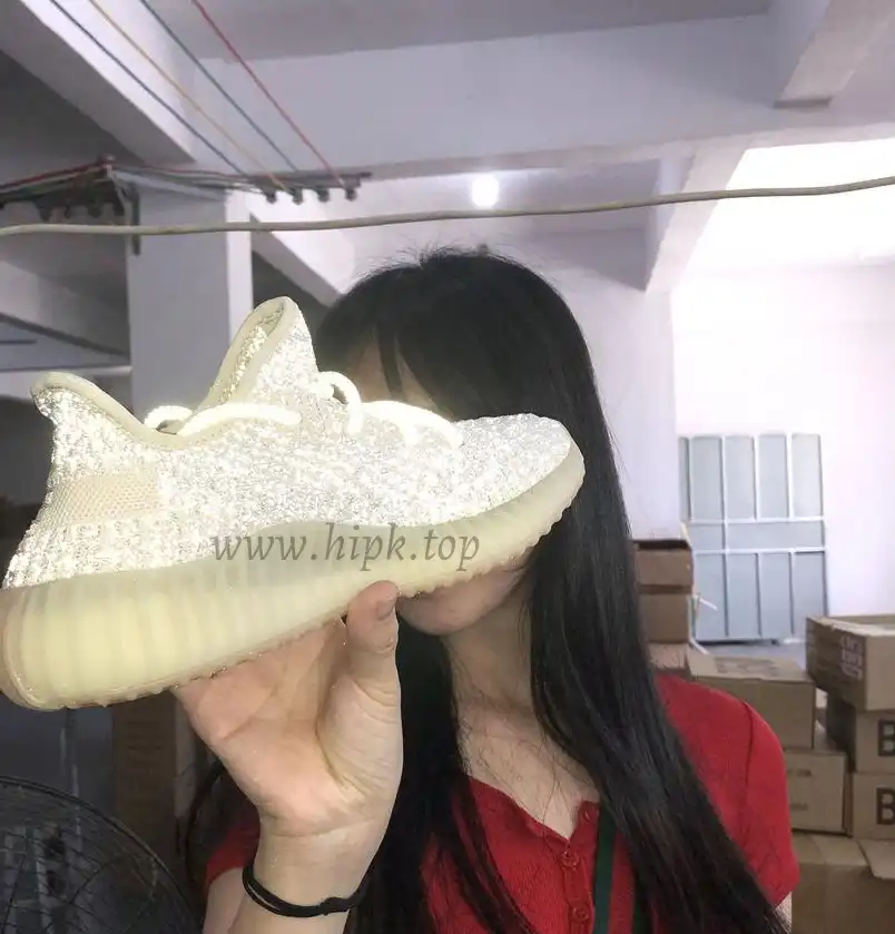 EXCLUSIVE PK GOD YEEZY 350 V2 Lundmark 3M reflective WITH REAL PREMEKNIT FROM HUAYIYI WHICH OFFER PRIMEKNIT TO ADIDAS DIRECTLY READY TO SHIP