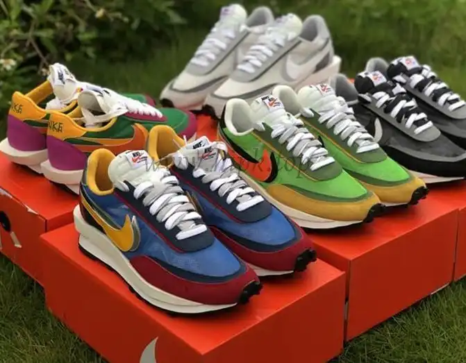 PK GOD SACAI X NIKE LDV WAFFLE BLUE Daybreak Surfaces RETAIL MATEARIALS READY TO SHIP