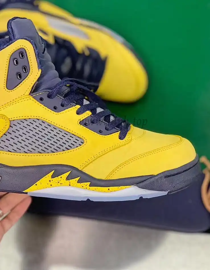 PK GOD Air Jordan 5 V Retro SP Inspire Michigan Amarillo Navy retail materials ready to ship