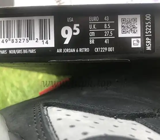 PK God air Jordan 6 Georgetown retail materials ready to ship