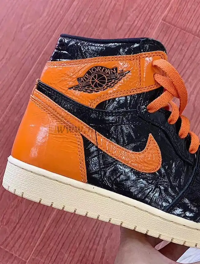 PK God Air Jordan 1 “Shattered Backboard 3.0 retailCrinkled Patent Leather ready to ship