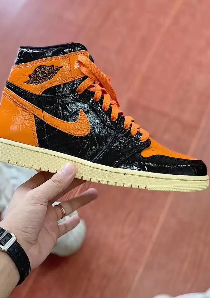 PK God Air Jordan 1 “Shattered Backboard 3.0 retailCrinkled Patent Leather ready to ship