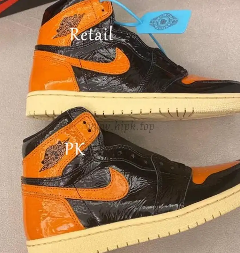 PK God Air Jordan 1 “Shattered Backboard 3.0 retailCrinkled Patent Leather ready to ship