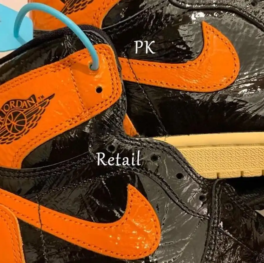 PK God Air Jordan 1 “Shattered Backboard 3.0 retailCrinkled Patent Leather ready to ship