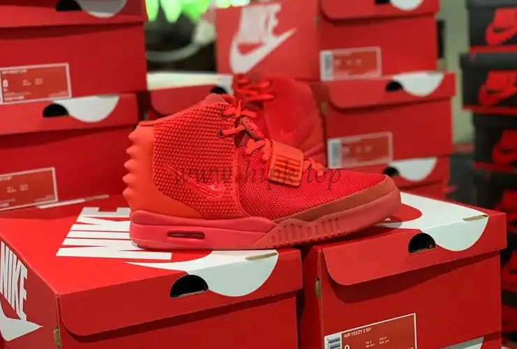 God Air Yeezy 2 Red October Real materials Limited pairs