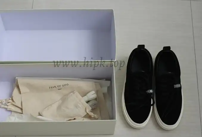 PK God FEAR OF GOD 101 LOW SNEAKER all black BONE SUEDE real materials ready to ship