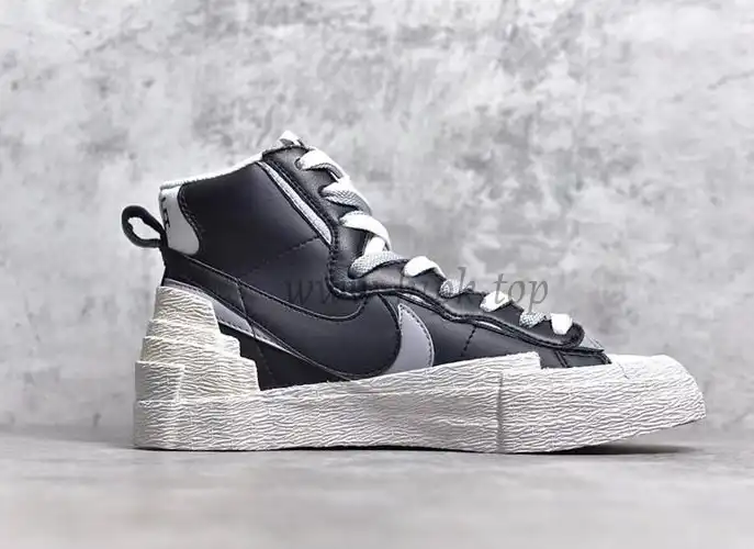 PK God Sacai X NK Blazer with Dunk black grey real materials ready to ship