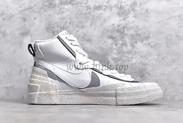 PK God Sacai X NK Blazer with Dunk white grey real materials ready to ship