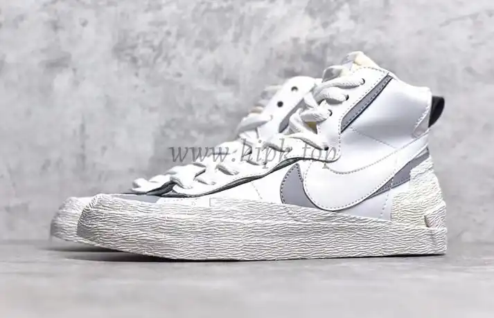 PK God Sacai X NK Blazer with Dunk white grey real materials ready to ship