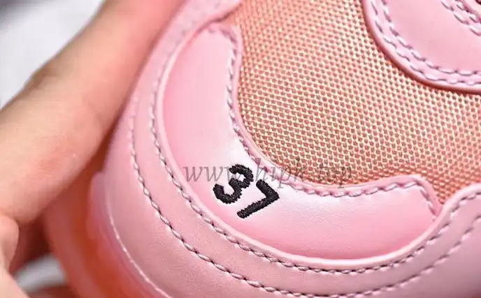 PK GOD PARIS TRIPLE S CLEAR SOLE TRAINER 19SS PINK READY TO SHIP