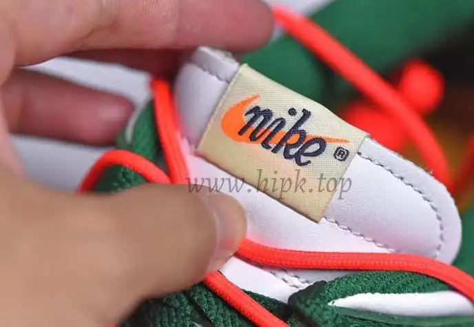 PK God exclusive OFF-WHITE x Futura x Nike Dunk white pine green retail materails ready to ship