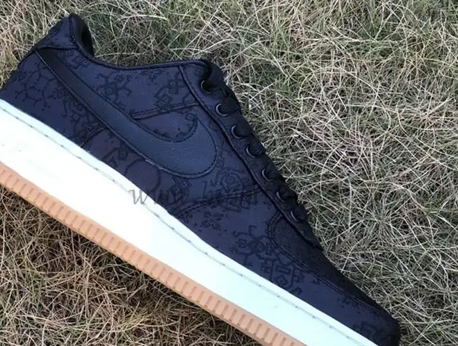 PK GOD CLOT x fragment x Nike Air Force 1 PRM BLACK retail materials ready to ship