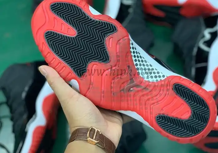 PK God 2019 year retail version Air Jordan 11 “Bred”retail materials ready to ship