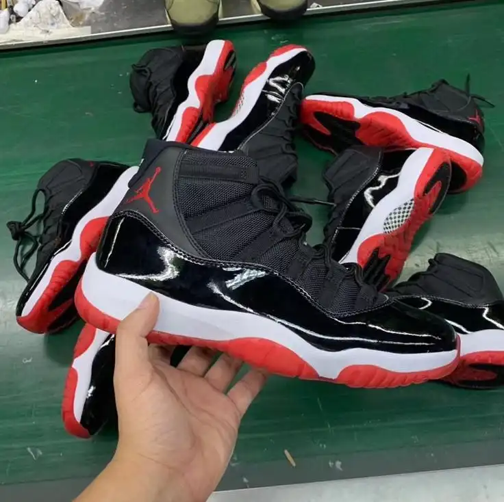 PK God 2019 year retail version Air Jordan 11 “Bred”retail materials ready to ship