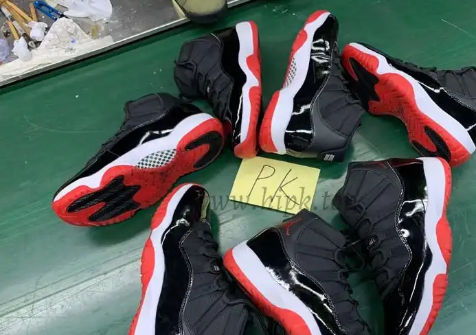 PK God 2019 year retail version Air Jordan 11 “Bred”retail materials ready to ship