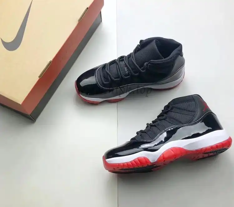 PK God 2019 year retail version Air Jordan 11 “Bred”retail materials ready to ship