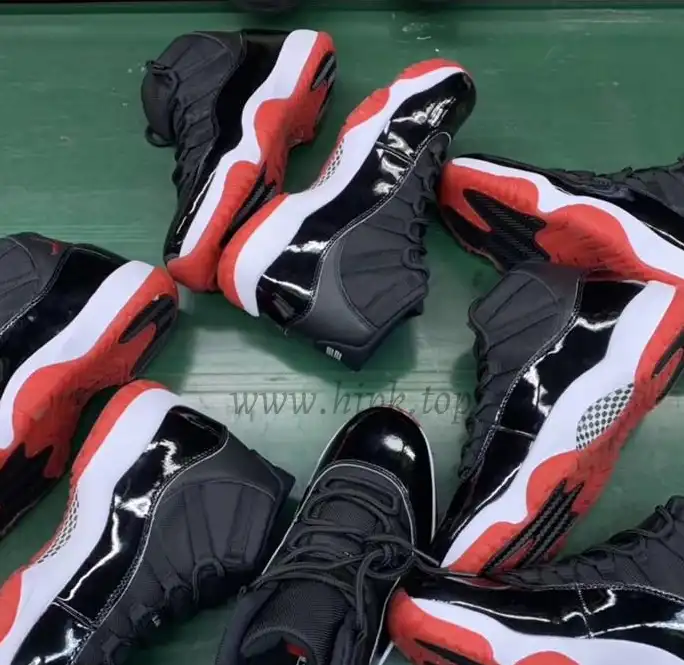 PK God 2019 year retail version Air Jordan 11 “Bred”retail materials ready to ship