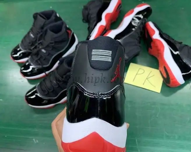 PK God 2019 year retail version Air Jordan 11 “Bred”retail materials ready to ship