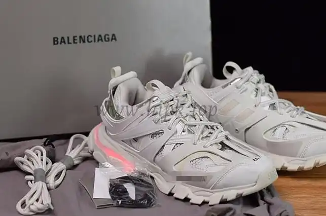 PK God Balencia Track Trainer LED Grey retail version ready to ship