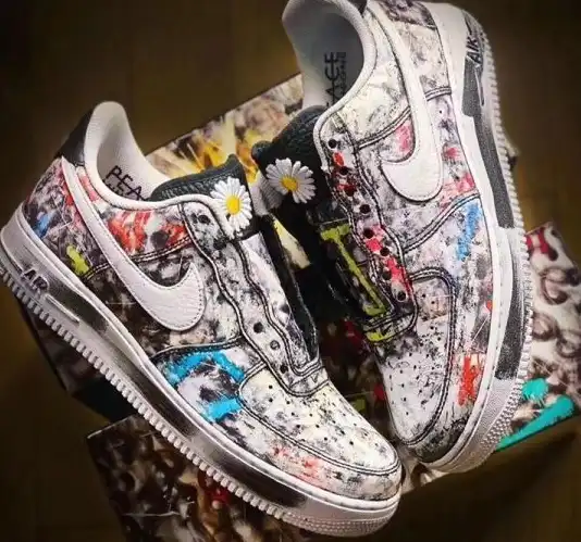 PK GOD Nike Air Force 1 Low ’07 Off-White MoMA RETAIL MATERIALS READY TO SHIP