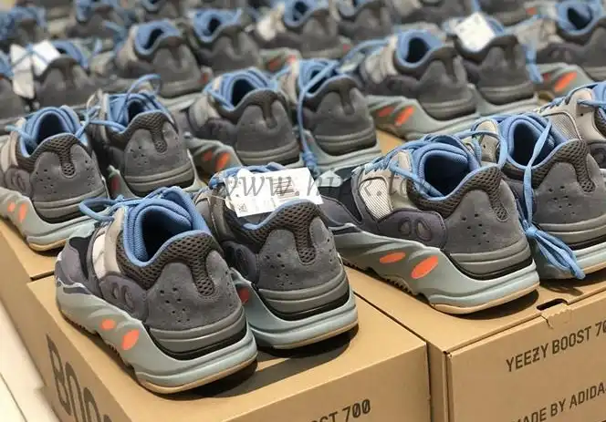 PK God yeezy 700 Carbon Blue retail materials ready to ship