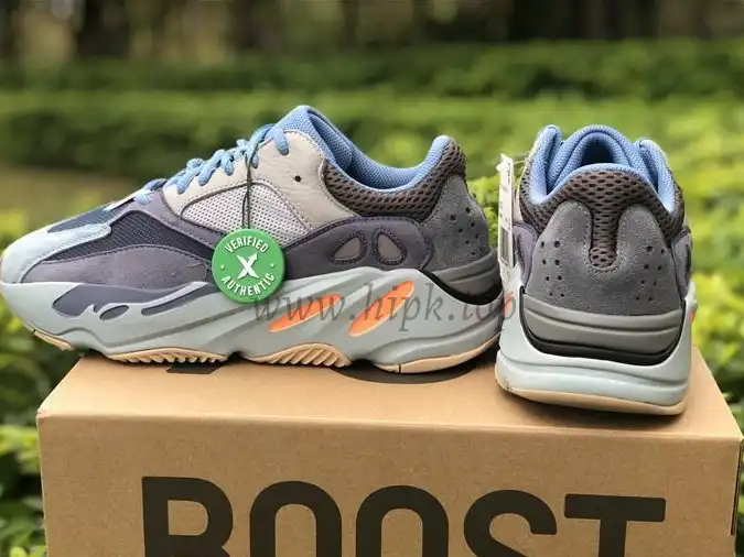 PK God yeezy 700 Carbon Blue retail materials ready to ship