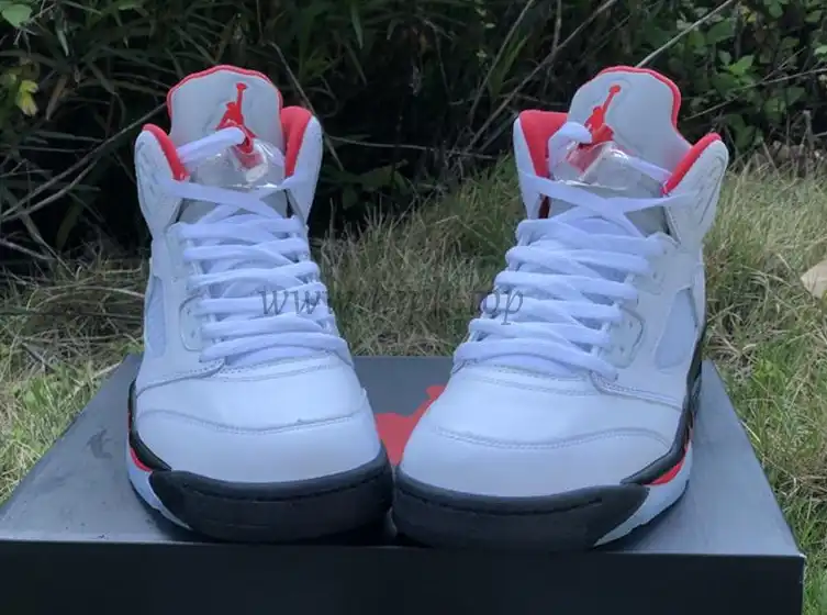 PK GOD Air Jordan 5 Fire Red retail materails ready to ship