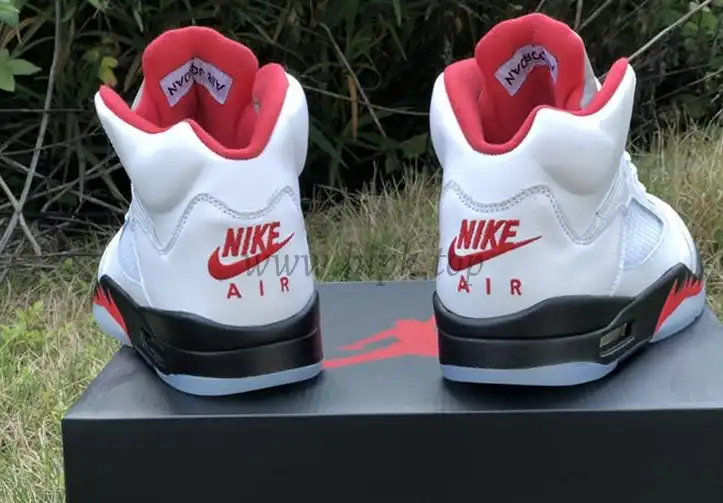 PK GOD Air Jordan 5 Fire Red retail materails ready to ship