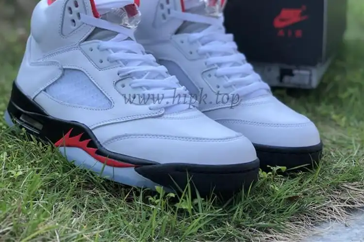 PK GOD Air Jordan 5 Fire Red retail materails ready to ship