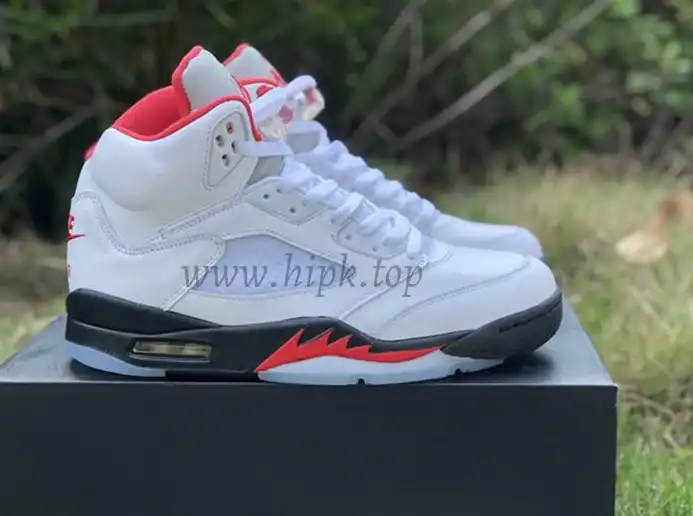 PK GOD Air Jordan 5 Fire Red retail materails ready to ship